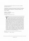 Research paper thumbnail of Explanatory Analysis of Economics Teachers' Perception and Knowledge of Reective Teaching in Ibadan, Oyo State, Nigeria