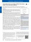 Research paper thumbnail of Young infants with severe tetralogy of Fallot: Early primary surgery versus transcatheter palliation