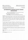 Research paper thumbnail of Determinants of Tax Evasion in Bosnia and Hercegovina / Determinante Poreske Evazije U Bosni I Hercegovini