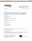 Research paper thumbnail of Comparison of Gait Patterns between Young and Elderly Women: An Examination of Coordination