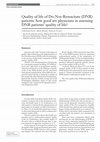 Research paper thumbnail of Quality of life of Do-Not-Resuscitate (DNR) patients: how good are physicians in assessing DNR patients quality of life?