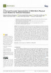 Research paper thumbnail of A Fast and Accurate Approximation of IEEE 802.11 Physical Layer Models for Network Simulators