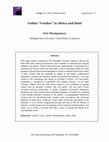 Research paper thumbnail of Gothic "Voodoo" in Africa and Haiti