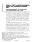 Research paper thumbnail of Effects of low-calcium reperfusion and adenosine on diastolic behavior during the transitory systolic overshoot of the stunned myocardium in the rabbit