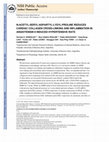 Research paper thumbnail of N-acetyl-seryl-aspartyl-lysyl-proline reduces cardiac collagen cross-linking and inflammation in angiotensin II-induced hypertensive rats