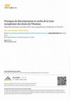 Research paper thumbnail of Pratiques de discrimination et arrêts de la Cour européenne des droits de l'Homme