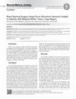 Research paper thumbnail of Renal sparing surgery using focus ultracision harmonic scalpel in patients with bilateral wilms' tumor: case report