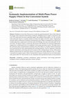 Research paper thumbnail of Systematic Implementation of Multi-Phase Power Supply (Three to Six) Conversion System