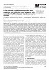 Research paper thumbnail of Fault tolerant single‐phase capacitor start capacitor run induction motor powered with cascaded multilevel quasi impedance source inverter