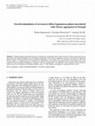 Research paper thumbnail of Growth stimulation of seventeen fallow leguminous plants inoculated with Glomus aggregatum in Senegal