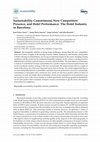 Research paper thumbnail of Sustainability Commitment, New Competitors’ Presence, and Hotel Performance: The Hotel Industry in Barcelona