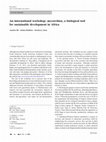 Research paper thumbnail of An international workshop: mycorrhiza, a biological tool for sustainable development in Africa