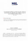 Research paper thumbnail of La citoyenneté politique au prisme du genre. Droits et représentation des individus entre famille et classe de sexe (XVIIIème-XXIème siècles)