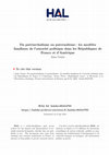 Research paper thumbnail of Du patriarchalisme au paternalisme : les modèles familiaux de l’autorité politique dans les Républiques de France et d’Amérique