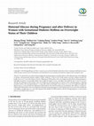 Research paper thumbnail of Maternal Glucose during Pregnancy and after Delivery in Women with Gestational Diabetes Mellitus on Overweight Status of Their Children