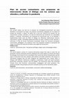 Research paper thumbnail of Plan de acción comunitario: una propuesta de intervención desde el diálogo con los actores que atienden y enfrentan la pandemia