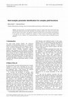 Research paper thumbnail of Semi-analytic parameter identification for complex yield functions