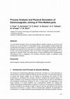 Research paper thumbnail of Process Analysis and Physical Simulation of Electromagnetic Joining of Thin-Walled parts