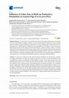 Research paper thumbnail of Influence of Litter Size at Birth on Productive Parameters in Guinea Pigs (Cavia porcellus)