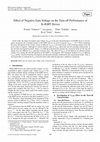 Research paper thumbnail of Effect of Negative Gate Voltage on the Turn-off Performance of Si-IGBT Device