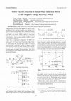 Research paper thumbnail of 磁気エネルギー回生スイッチ（ＭＥＲＳ）による単相誘導電動機の力率改善