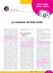 Research paper thumbnail of La correzione del testo scritto