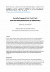 Research paper thumbnail of Socially Engaged Art, Post-Truth and the Monumentalising of Democracy