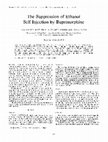 Research paper thumbnail of The suppression of ethanol self injection by buprenorphine