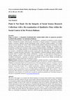 Research paper thumbnail of Punk is not dead : on the integrity of social science research collections with a re-examination of qualitative data within the social context of the western Balkans