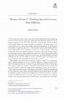 Research paper thumbnail of “Respect Women”: Thinking Beyond Consent After #MeToo