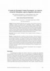 Research paper thumbnail of O ensino de Português Língua Estrangeira no contexto virtual do Teletandem: aspectos linguístico-discursivos (The teaching of Portuguese as a foreign language in the virtual context of Teletandem: linguistic and discursive aspects)