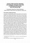 Research paper thumbnail of Cycles of Rise and Fall, Upsweeps and Collapses: Changes in the scale of settlements and polities since the Bronze Age