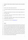 Research paper thumbnail of The effects of artificial rearing and fostering on the growth, carcass and meat quality of lambs