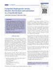 Research paper thumbnail of Congenital diaphragmatic hernia, Meckel's diverticulum and malrotation in a 3-month-old infant