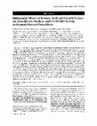 Research paper thumbnail of Differential effects of retinoic acid and growth factors on osteoblastic markers and CD10/NEP activity in stromal-derived osteoblasts