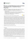 Research paper thumbnail of Prevalence of Child Maltreatment and Its Association with Parenting Style: A Population Study in Hong Kong