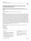 Research paper thumbnail of Comorbidity of ADHD and allergic diseases in early adolescence: The role of parental smoking at home