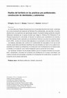 Research paper thumbnail of Huellas del territorio en las prácticas pre–profesionales: construcción de identidades y autonomías