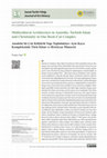 Research paper thumbnail of Multicultural Architecture in Anatolia: Turkish Islam and Christianity in One Rock-Cut Complex / Anadolu'da Çok Kültürlü Yapı Toplulukları: Aynı Kaya Kompleksinde Türk-İslam ve Hristiyan Mimarisi