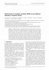 Research paper thumbnail of Performance of resistant varieties (PIWI) at two different altitudes in Southern Brazil