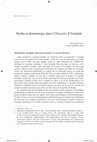 Research paper thumbnail of « Mythe et dramaturgie dans l'Héraclès d'Euripide », Pallas, 109, 2019, p. 17-31