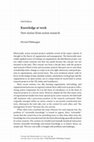 Research paper thumbnail of Knowledge at work: New stories from action research