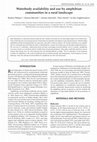 Research paper thumbnail of Waterbody availability and use by amphibian communities in a rural landscape