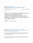 Research paper thumbnail of Use of Long Term Weather Data and Spatially Delineated Field Attributes to Predict Water and Energy Conservation from Variable Rate Irrigation