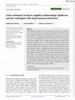 Research paper thumbnail of Trust violations in buyer-supplier relationships: Spillovers and the contingent role of governance structures