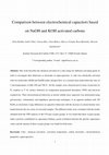 Research paper thumbnail of Comparison between Electrochemical Capacitors Based on NaOH- and KOH-Activated Carbons