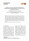 Research paper thumbnail of An Effective Iterative Algorithm for Modeling of Multicomponent Gas Separation in a Countercurrent Membrane Permeator