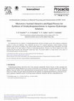 Research paper thumbnail of Microwave Assisted Attractive and Rapid Process for Synthesis of Octahydroquinazolinone in Aqueous Hydrotropic Solutions