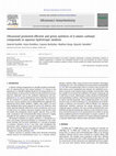 Research paper thumbnail of Ultrasound promoted efficient and green synthesis of β-amino carbonyl compounds in aqueous hydrotropic medium