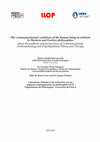 Research paper thumbnail of (2023-24) The communicational condition of the human being in relation to Western and Eastern philosophies about the problems and perspectives of Communicational Anthropobiology and Psychopolitical Theory and Therapy. Senior postdoctoral research, Département de Philosophie / University de Paris 8